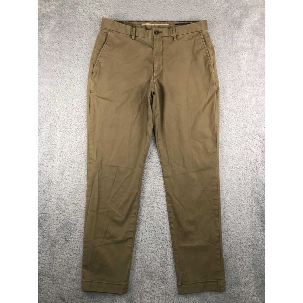 Banana Republic Pants Mens 33x29 (Tag 32x30) Brown Lived In Chino Athletic Fit